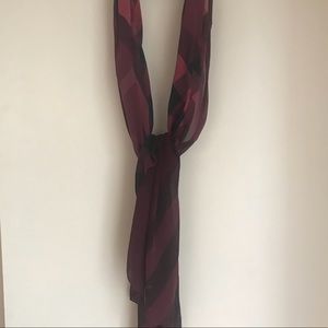 Auth Burberry Silk Scarf